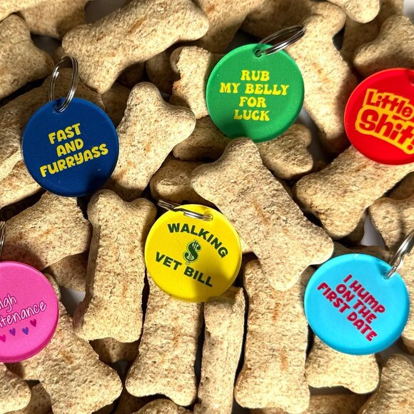 ($8) Pup Charm Dog Tag - Picture 3 of 4